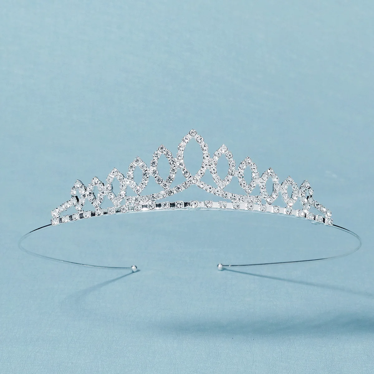 Fashion Kids Rhinestone Tiara Princess Headband for Girls Bridal Crystal Crown Tiara Wedding Flower Girl Hair Jewelry