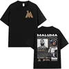 Rapper MALUMA 2024 Album Graphic T Shirt Men's Hip Hop Retro Style Short Sleeve T-shirt Fashion Oversized Cotton Tees Streetwear 2