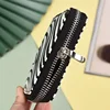 Zebra Print Purse Wallet for Women Leather Short Wallet Fashion Cute Credit Card Coin Purses Money Pouch Mini Wallets 3