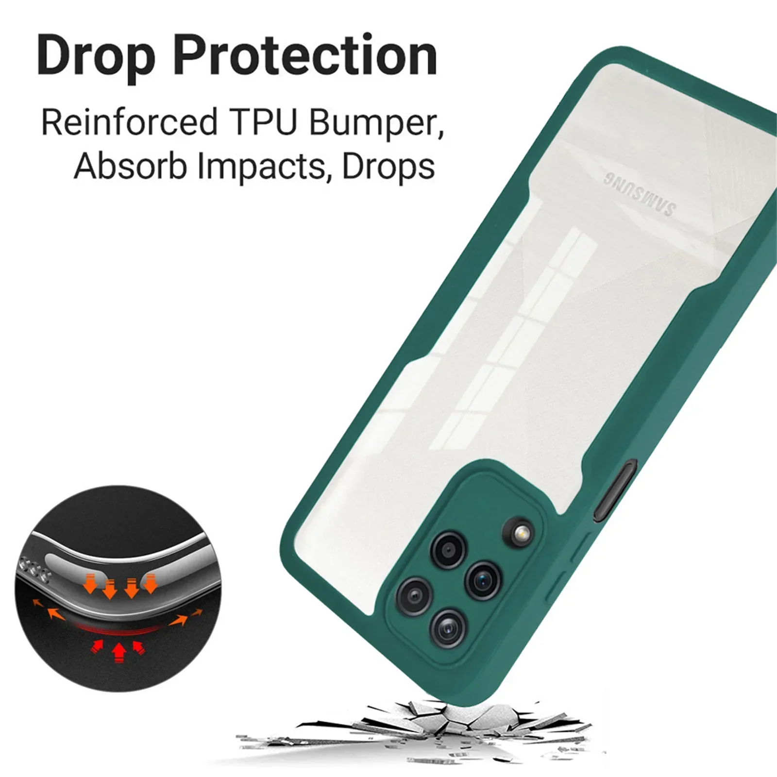 Clear 360° Full Protection Phone Case with Screen Cover