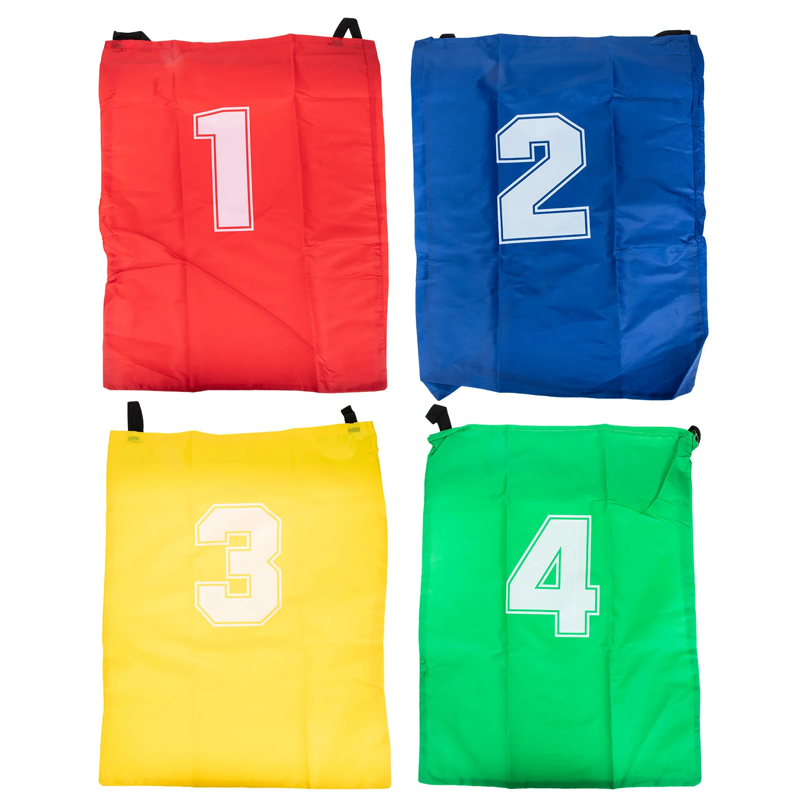 

4 Pcs Jumping Bag Sensory Training Toy Carnival Sack Race Number Toys Interactive Game Prop Kids Outdoor Party Jute