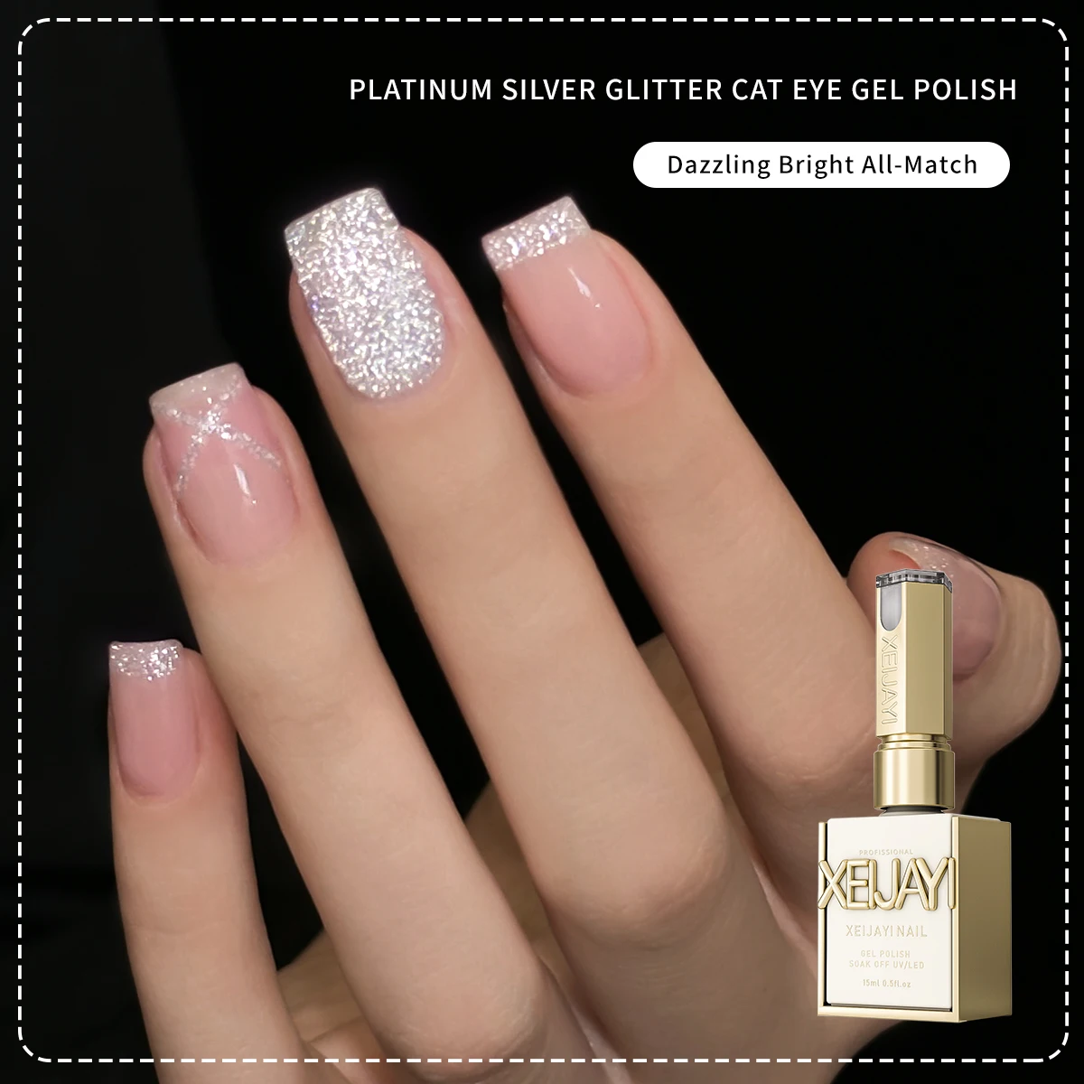 15ML Rainbow Cat Eye Nail Polish Gel Phototherapeutic Gel Soak Off Nail Magnetic Polish Art DlY For Salon At Home