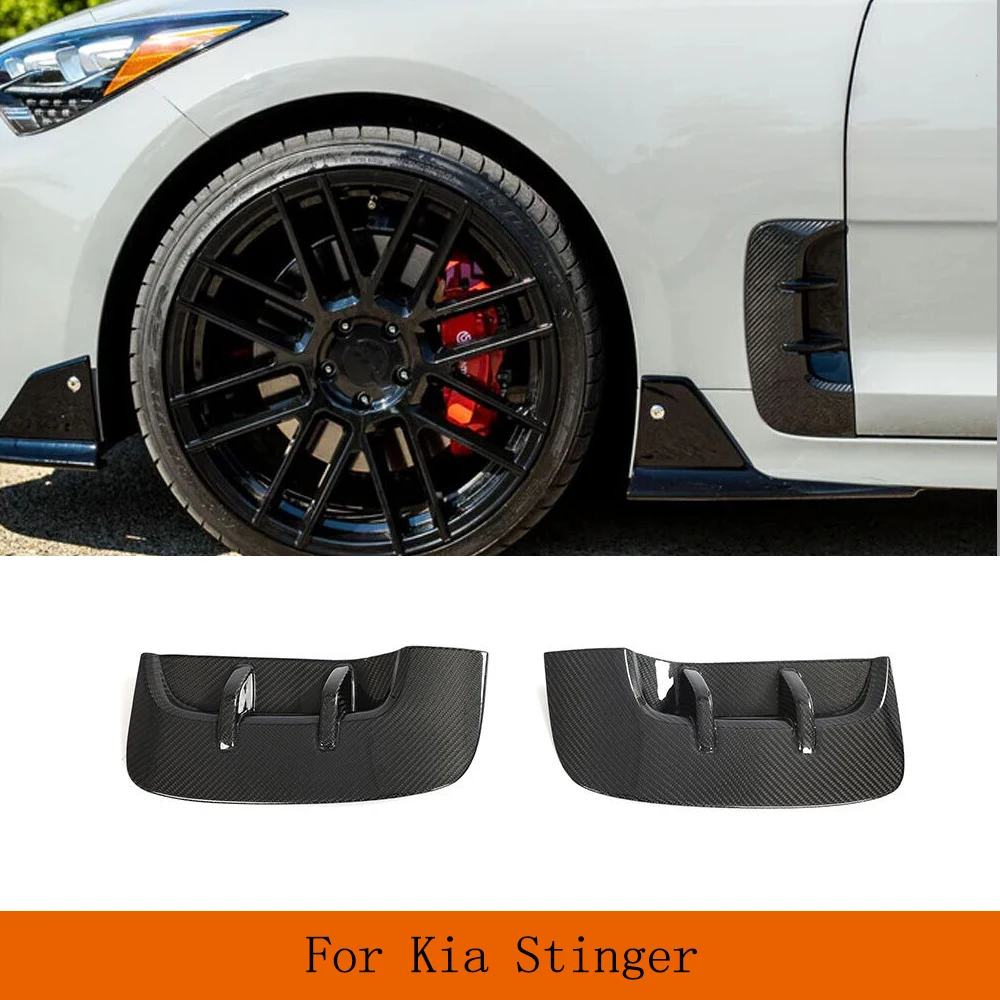 Real Carbon Fiber Side Fender Vent for Kia Stinger 20182023 Side