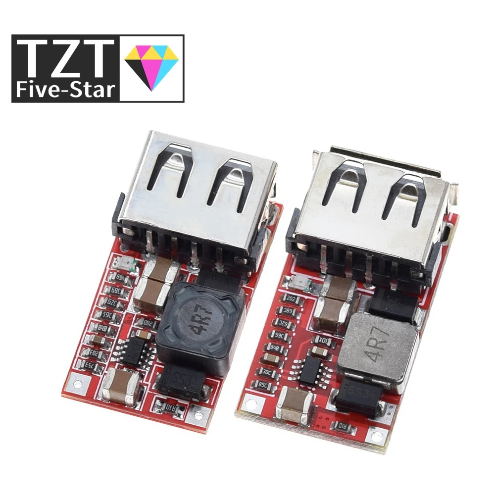 TZT Fine 6-24V 12V/24V zu 5V 3A AUTO USB Ladegerät Modul DC Buck Step Down Converter 12V 5V Netzteil Modul gut