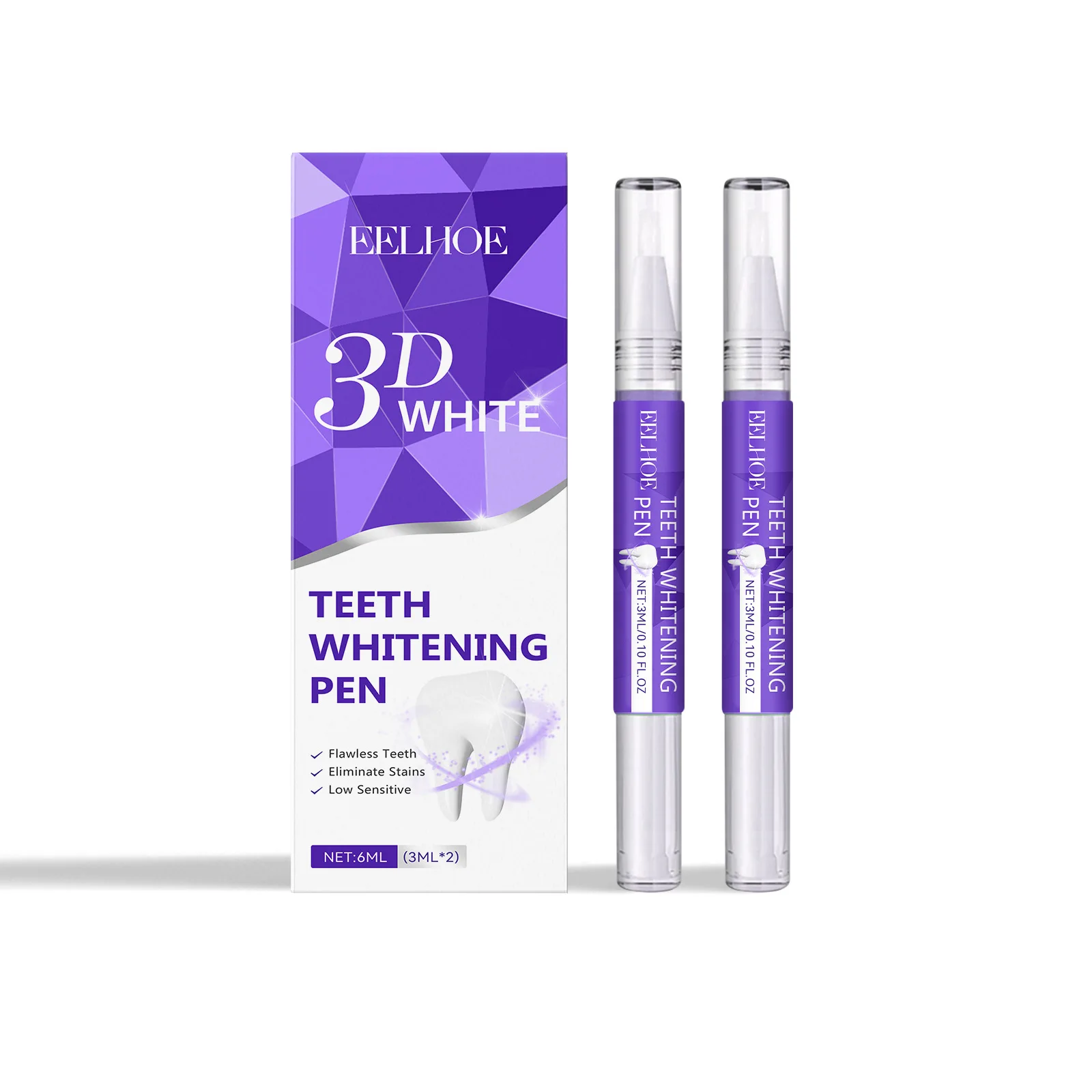 thumbnail image 1 of Bolígrafo blanqueador de dientes, eliminador de placa y sarro, reparador de dientes, alivio de encías, eliminación del mal aliento y el mal olor de boca, bolígrafo 3D de 6 ml para cuidado bucal y dent, 1 of 5
