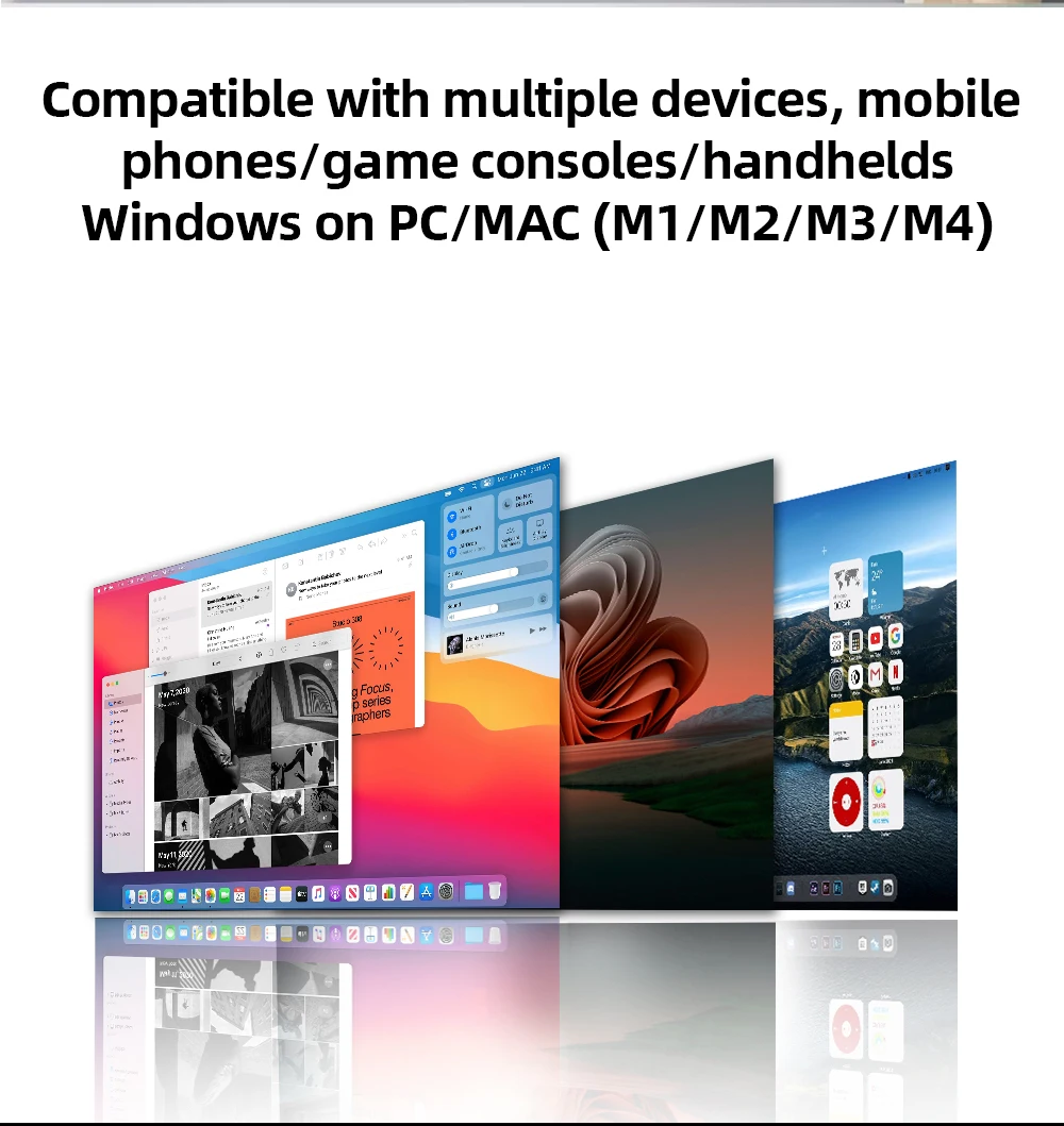 Sibolan 15.6인치 듀얼 스크린 휴대용 모니터 FHD 1080P 60Hz 메탈 바디, 홈 오피스, Mac OS 및 Windows용 트리플 디스플레이 확장기