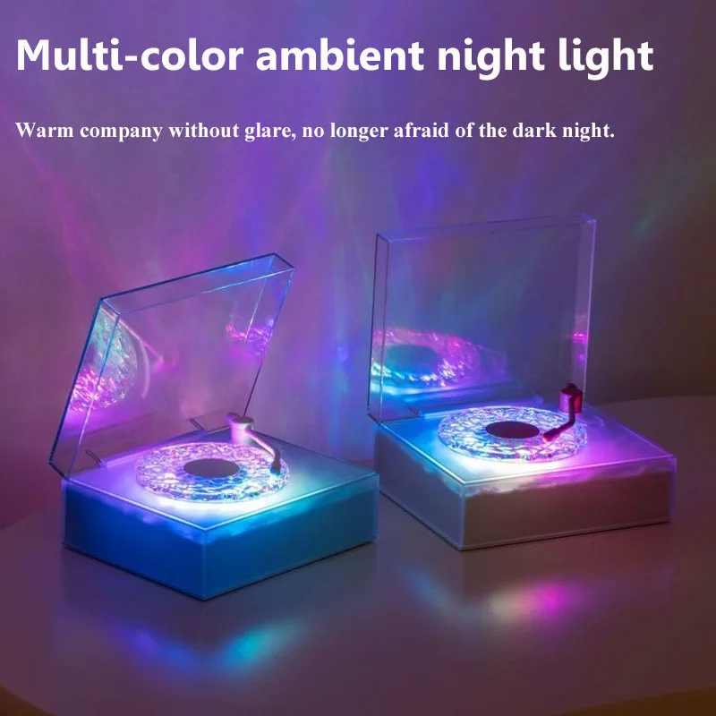 Portable White Noise Bluetooth Speaker Stereo Surround Sound Sleep Aid Music Box TF Card MP3 Music Player RGB Projection Light