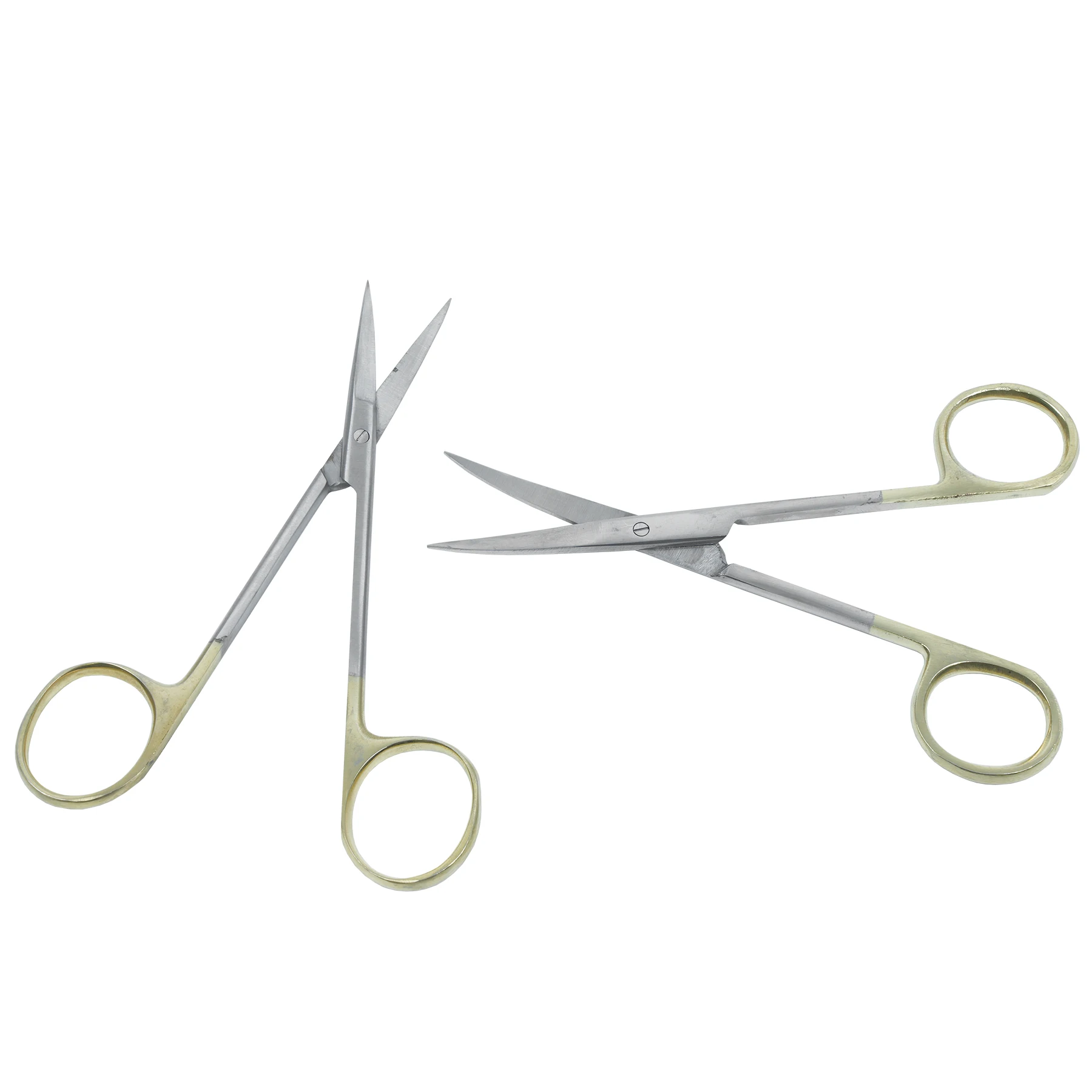 1 Pc Stainless Steel Straight And Curved Hemostatic Forceps Stainless Steel Ophthalmic Scissors Medical Dental Surgical Scissors 2