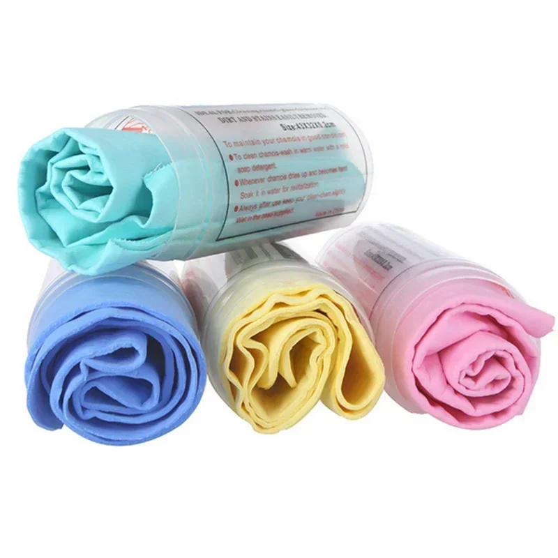 1pc Chamois Cloth For Car Super Absorbent Car Shammy Towel, 43x32cm/16.9x12.6in Amagi 3