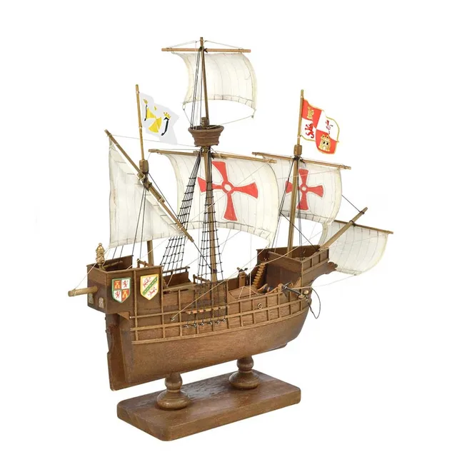 1/100 Santa Maria MAQUETTE BATEAU en bois assemblé à la main 2