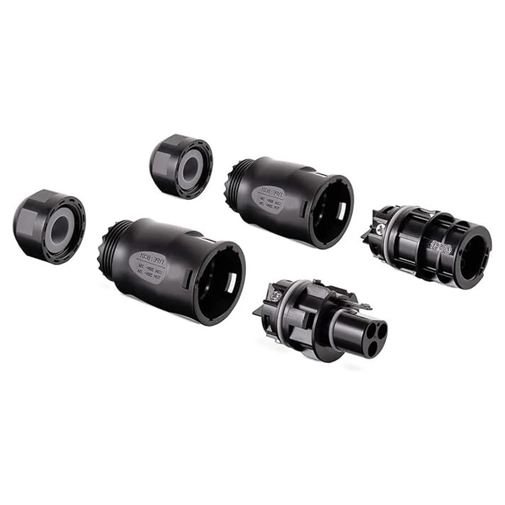 PV Connectors Betteri Bc01 Ac 3-Pin Ip68 Socket/Female + Plug/Male For Inverters Home Electrical Equipment Connectors electrical cable connector industrial waterproof connector