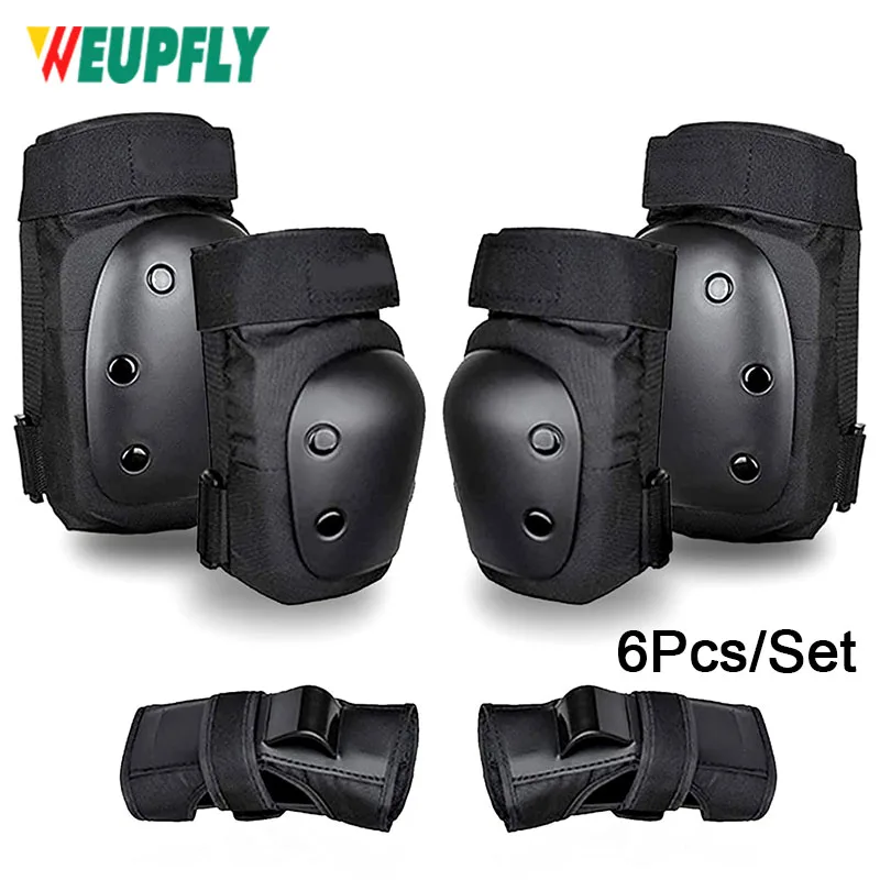 

Adult/Child Knee Pads Elbow Pads Wrist Guards Protective Gear Set for Skateboarding Inline Roller Biking Roller Skating Cycling