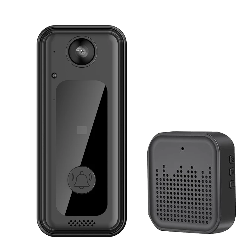 

1Set Wifi Intelligent Video Doorbell Supports Mobile Phone Remote Intercom High-Definition Wide Angle