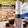 Outdoor Electric Portable Espresso Coffee Machine for Camping Hiking Travel Car fit Nespresso Dolce Gusto Pod Coffee Ground 1