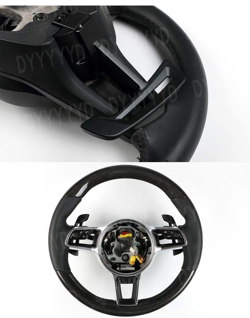 For Porsche GT3 RS GT2 Steering Wheel Magnetic Shift Paddles For Macan Cayenne 9