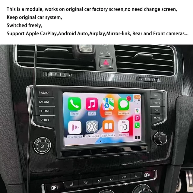 Mqb Radio Apple Carplay Android Auto Wireless For Volkswagen Golf Mk6 Mk7  Polo Tiguan Car Rear Camera Interface - Tv Receiver For Car - AliExpress