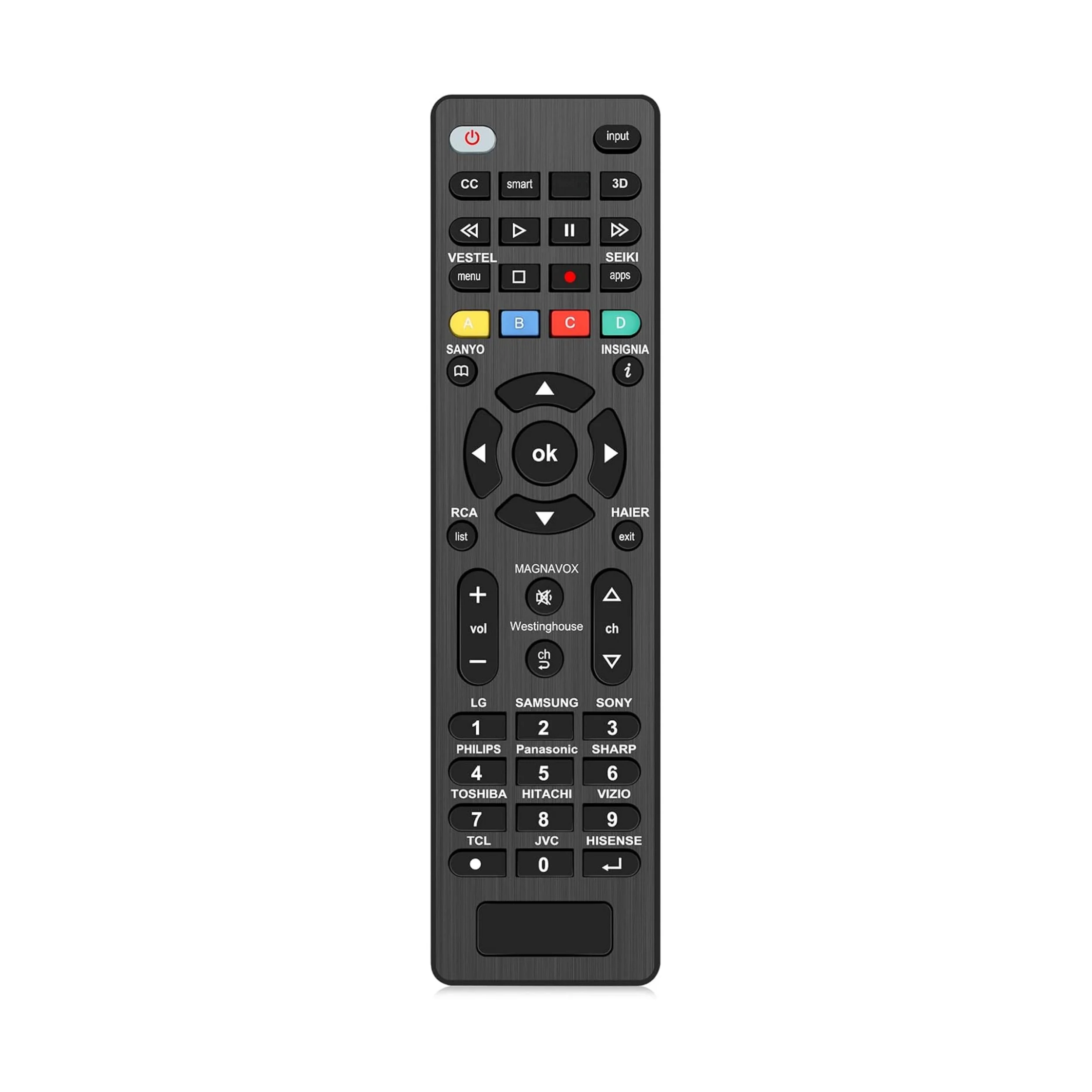 LG 및 다양한 브랜드를 위한 Universal G006 TV 원격 교체 제어