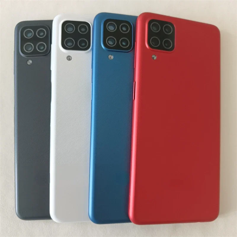 Back Battery Cover Rear Housing Cover With Side Button Replacement Parts For Samsung Galaxy A12 A125 A125F SM-A125F samsung phone case,phone back cover,glass battery cover,glass phone back cover,phone button replacement,samsung phone button replacement