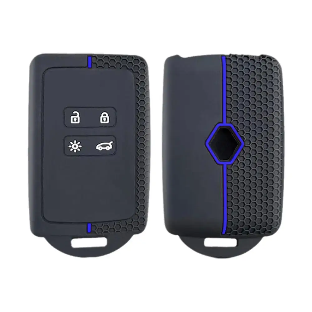 1pc Silicone Key Case Cover For Renault Austral Kadjar Clio Megane Captur Arkana Koleos Zoe Scenic Dacia Sand
