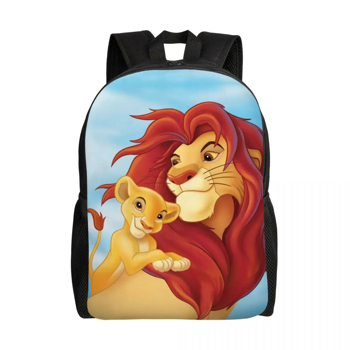 

Рюкзаки с 3D-принтом King Lion Simba для мальчиков и девочек, школьные дорожные сумки Hakuna Matata для колледжа, женские и мужские книжные сумки