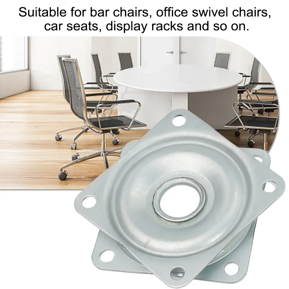 Swivel Plates Metal Bearing Rotating Swivel Turntable Plate Desk Table Degree Rotating Display Stand Furniture Hardware