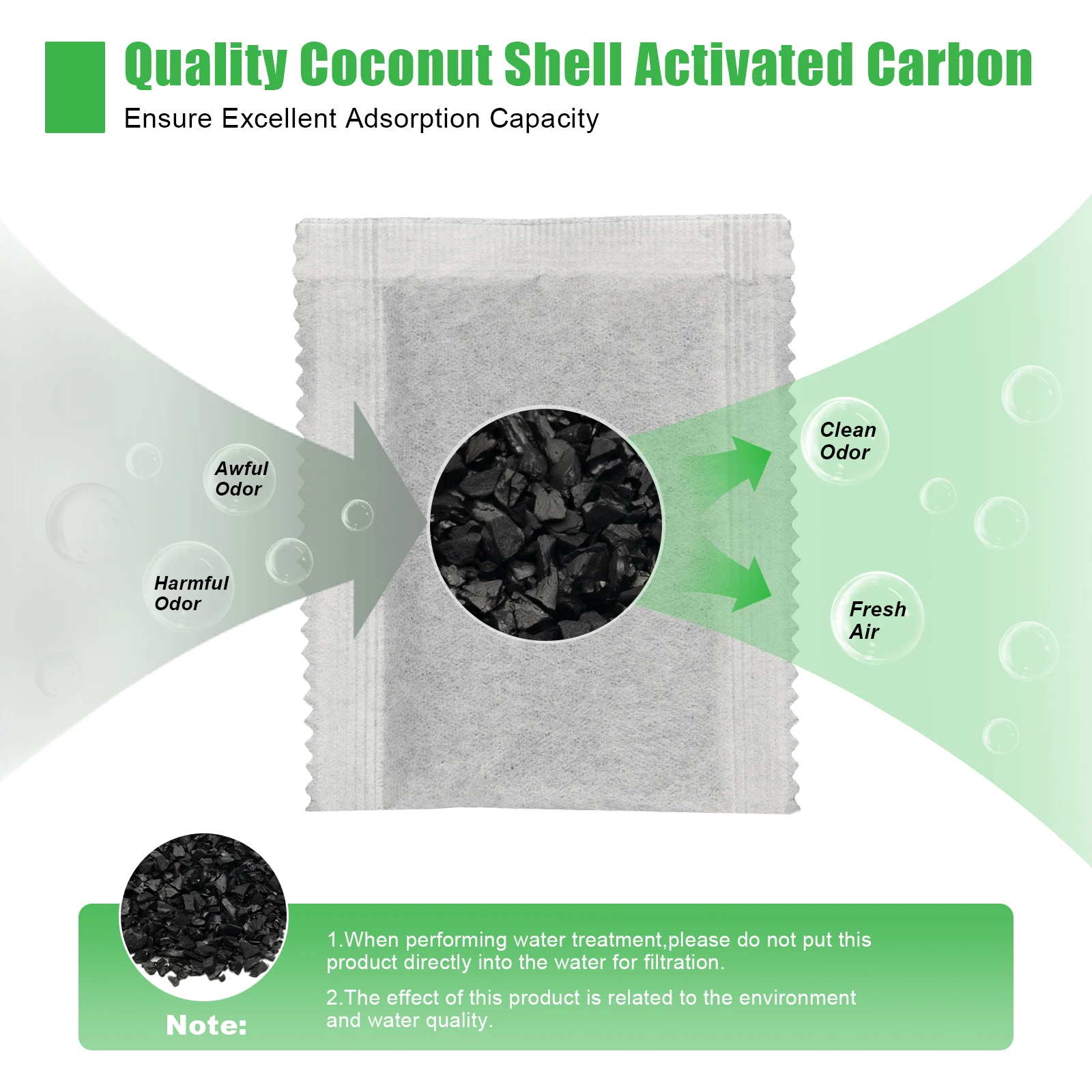 20pcs Charcoal Water Filter Activated Carbon Filter for Distiller Activated Charcoal Carbon Sachets activated charcoal odor absorber
