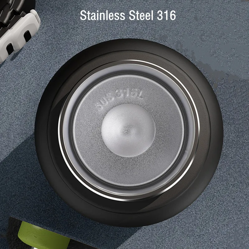 Stainless Steel 316 Sport Vacuum Flask With Straw Portable Gym Fitness Climbing Cycing Thermal Bottle Travel Tumbler 800ml/600ml water bottle thermal mug stainless steel thermos bottle thermal water bottle stainless steel water bottle stainless steel cup stainless steel thermos cup stainless steel thermal container