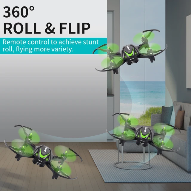JJRC H48 Mini Infrared Drone with LED Light Headless Drones 4 Axis quadrocopter Dron Infrared One Key Up and Down RC Helicopter 5