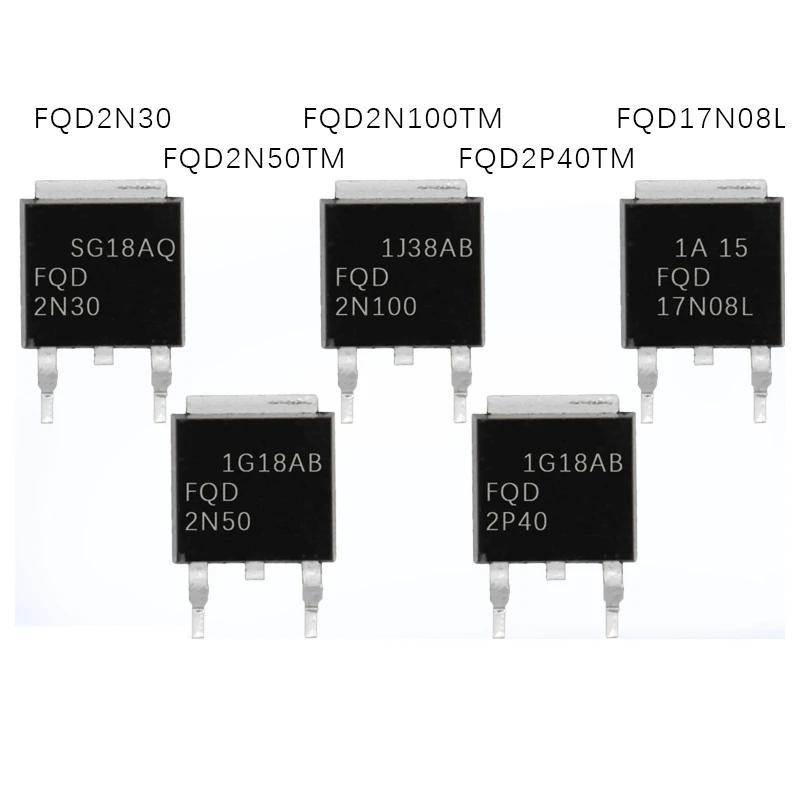 

1 шт. FQD17N08L FQD2N100TM FQD2N30 FQD2P40/FQD2N50TM