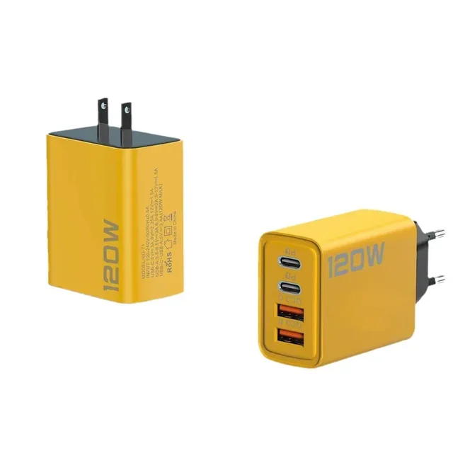 120W QC 3.0 Type C USB Charger PD Fast Charge For iPhone 12 13 Samsung S21 Xiaomi Huawei Mobile Phone EU/US Plug Wall Charger - Image 6