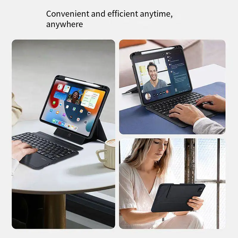 Suitable forKeyboard compatible with iPad Pro 11 wireless keyboard, iPad magnetic protective cover, Air6 Bluetooth keyboard