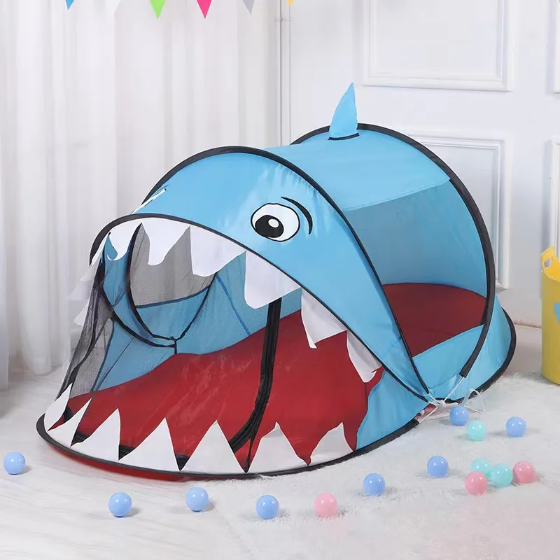 Portable Garden Tiger kids' Tent Cartoon Animal Children Play House Outdoors Pop Up Toy Tent Indoor Net Baby Ball Pit Pool