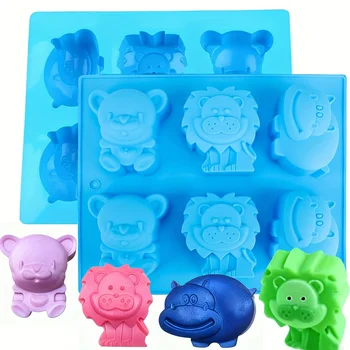 3D Animal Silicone Soap Molds 1