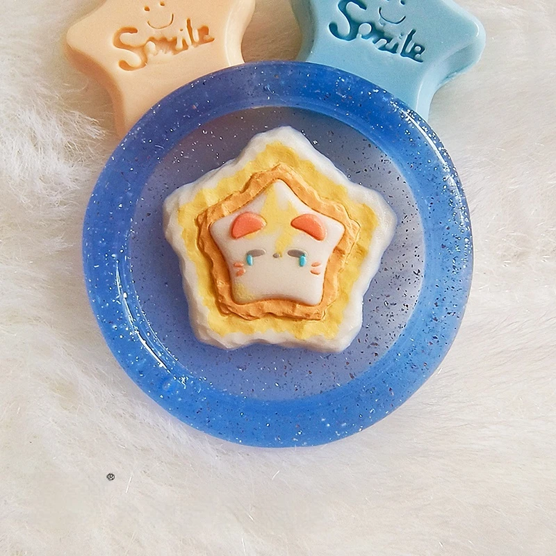 New Mini Wax Seal Stamp Lovely Star Candy 3D Laser Embossed Seal Copper Head Relief Fire Paint Scrapbook Envelope Sealing
