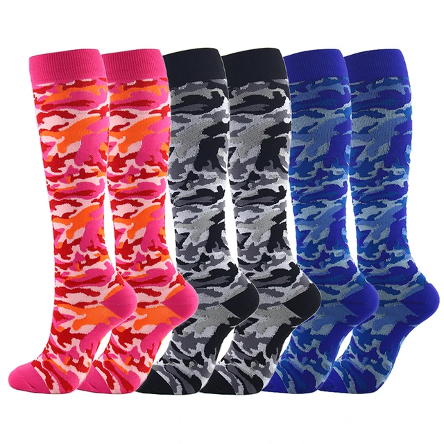 Compression Stockings Socks 3/5/6/7/8 pairs per set Unisex Sports Socks Lot Prevent Varicose Veins Nurse Socks Compression 3 Pair14