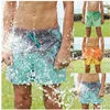 Large Size Beach Pants Casual Shorts That Change Color When Exposed To Water Summer New Men's Color Changing Swimming Trunks 1