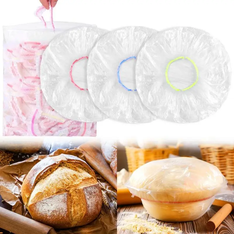 Bread Bowl Covers Sourdough Bread Baking Covers Multi-Purpose Food Cover Keeping Bags Stretchable Wrap Cover For Bakery Home