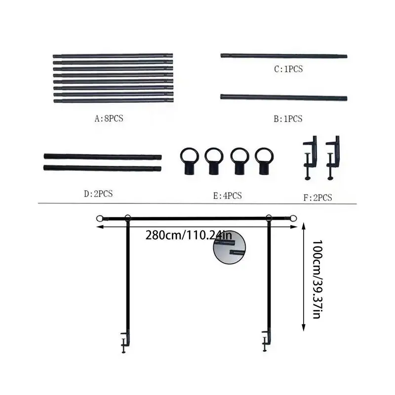 Table Rod Stand Adjustable Arch Flower Frame Weddings
