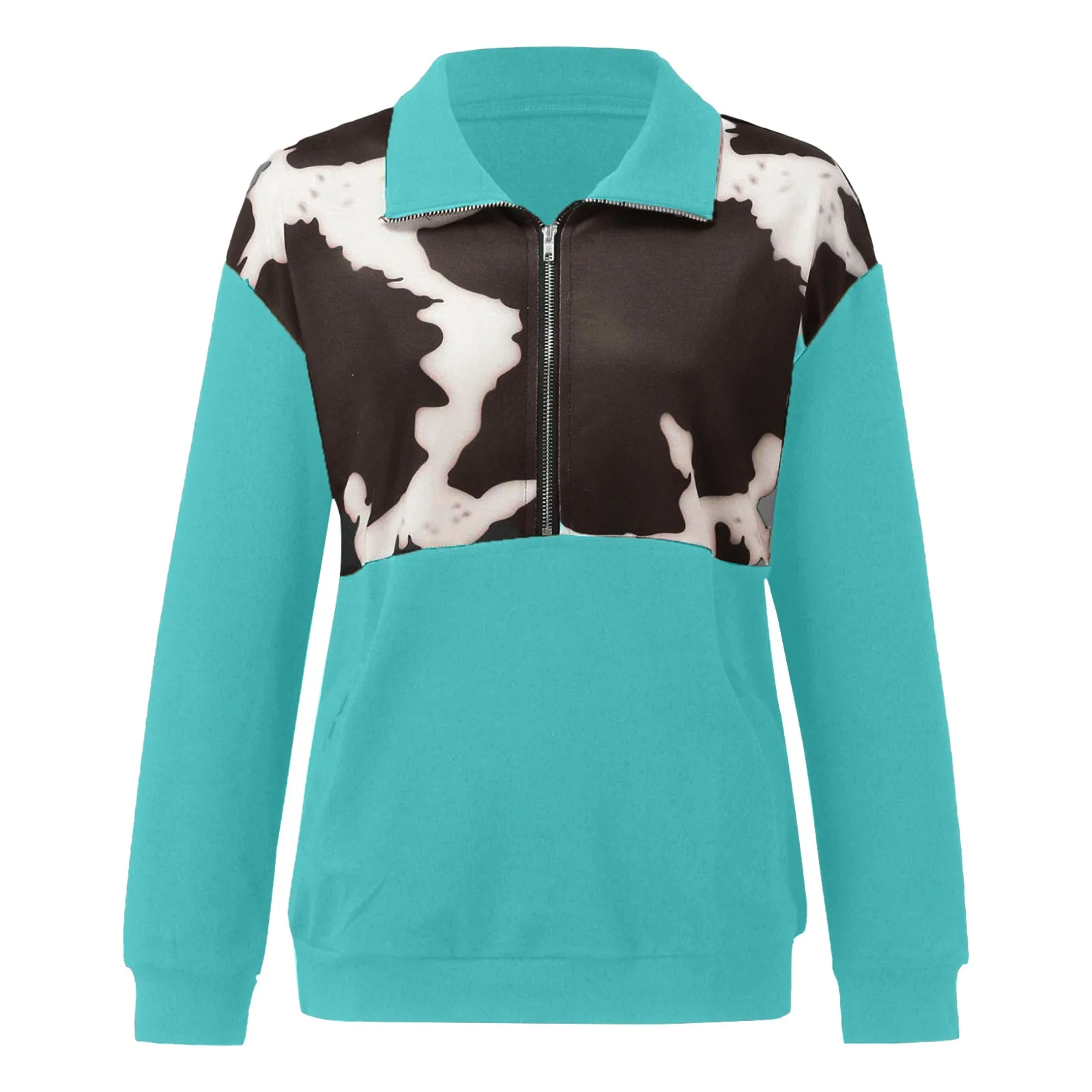 

Женский свитшот с длинным рукавом и плюшевым принтом, повседневный Топ, женская одежда, водолазка с длинным рукавом