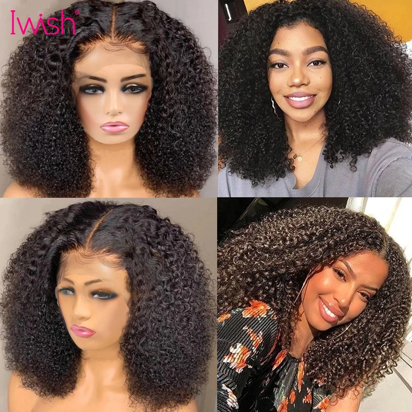 Human Hair Wigs Lace Frontal Wig Afro Kinky Curly 13x4 Lace Front Human Hair Wig PrePlucked Brazilian human hair wig lace front wig human hair wigs front lace wig