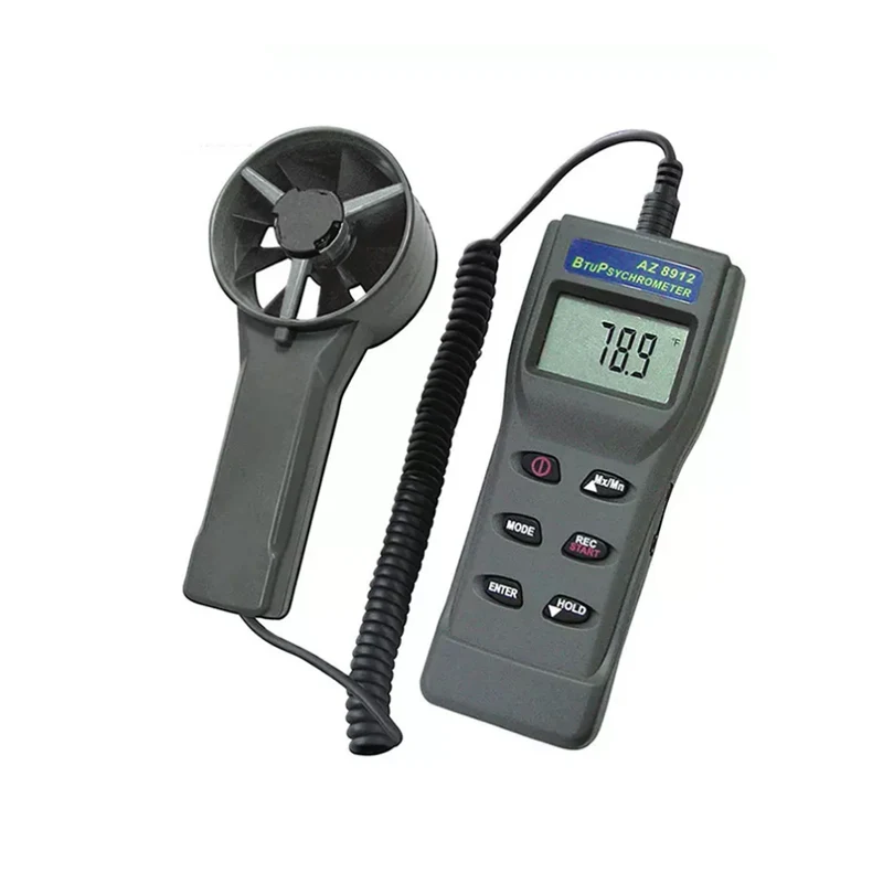 AZ-8912 디지털 풍속계, 기류 계량기