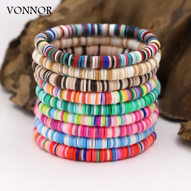 Boho Multicolor Letter Beads Bohemian Adjustable Charm Bangles Bracelets -  China Bracelet and Jewelry price