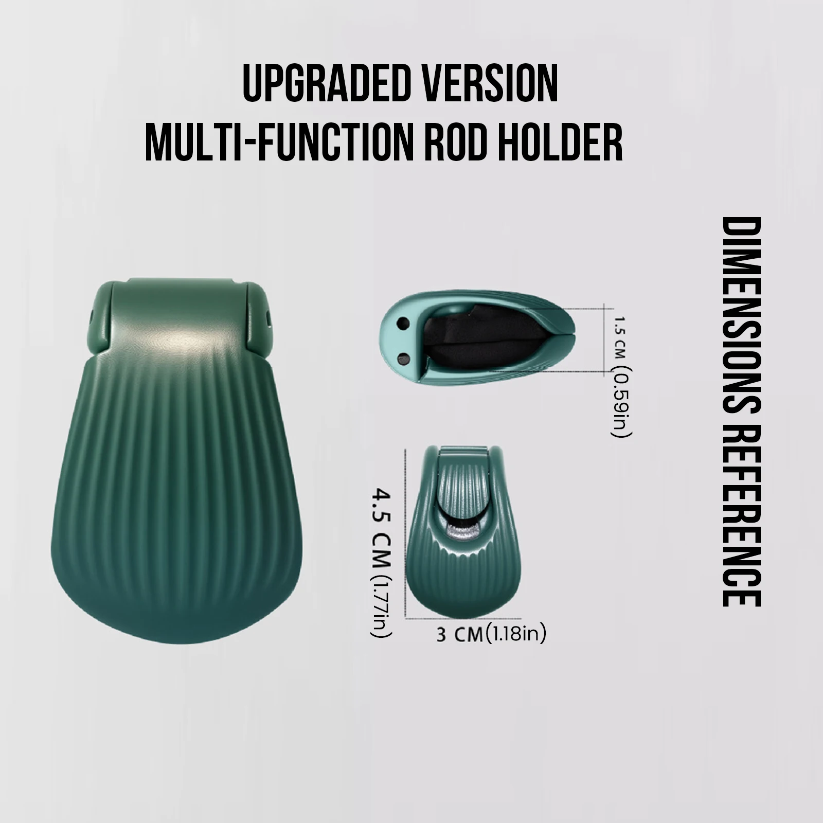 6/12Pcs Fishing Rod Holder Fixer Clip Lure Rod Bundling Clamp Beach Fishing Pole Holder Compact Fixer Holder Fishing Tools