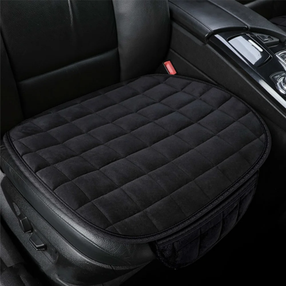 Car Seat Cover Winter Warm Seat Cushion Anti-slip Universal Front Chair Breathable Pad For Vehicle Auto Protector