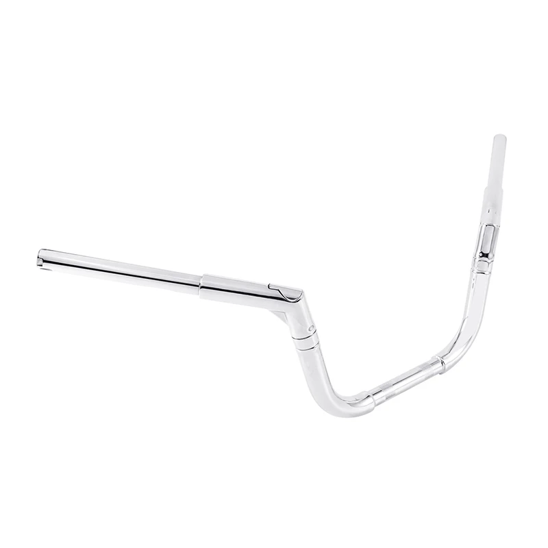 XF161042-E-8 Chrome 8" Rise 1.25" Handlebar Fit For  Softail Slim Deluxe FXSTB 00-17 license plate bracket