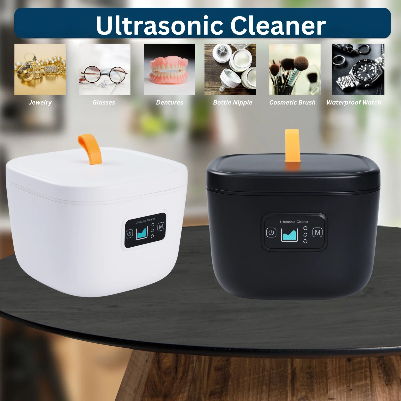 UltrasonicCleaner45Khz255MLUltrasonicDentureCleaningRetainerJewelryCleanerMachineFor