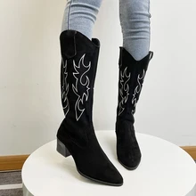 botas cowboy mujer- Los mejores productos con envío gratis solo en  AliExpress