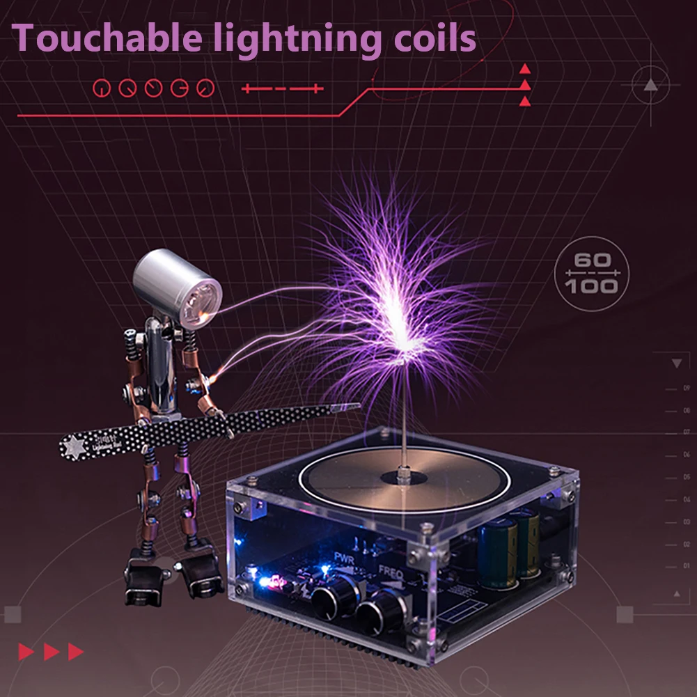 

Bluetooth Music Speaker Wireless Transmission Lighting for Tesla Coil Arc Plasma Speaker Diy Kits Plasma Science Experiment Toy