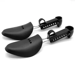 Adjustable Shoe Stretcher and Organizer for Men and Women - Plastic Shoe Tree Shaper and Boot Holder (Black-Women)