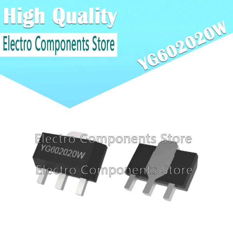 10PCS YG60W SOT-89 100MHz to 6000MHz Gain Block MMIC Amplifier